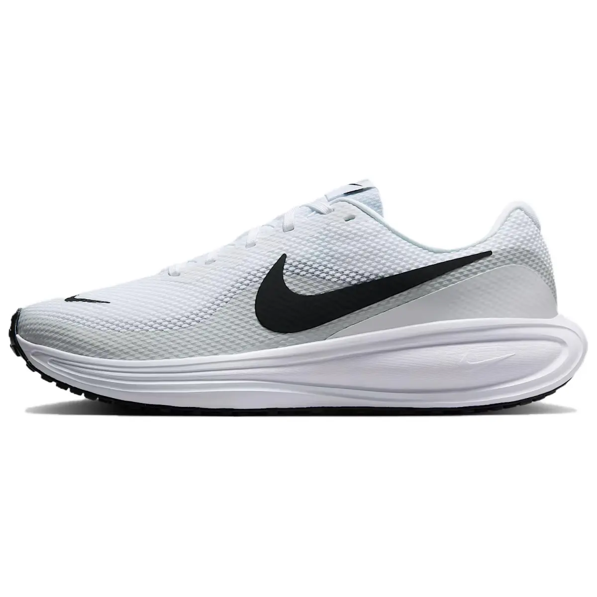Nike REVOLUTION 8 Breathable Low top Casual Long Distance Running Sprint Running Shoes Men's White
