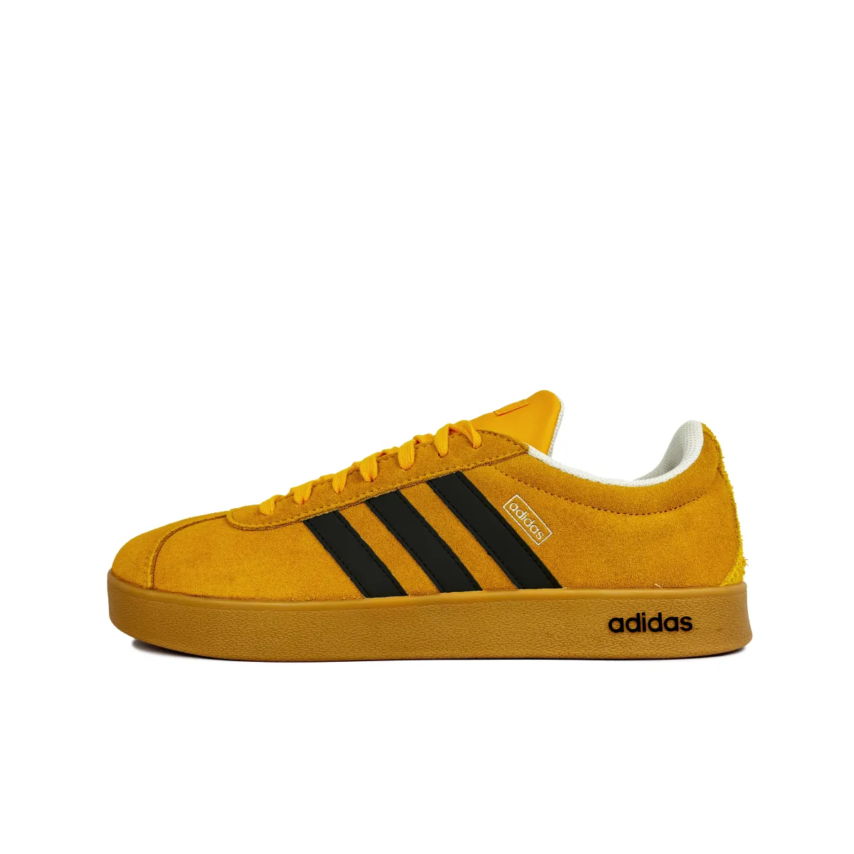 Adidas VL COURT 2.0 Slip Resistant Abrasion Resistant Low top Skateboard Shoes Unisex Wheat