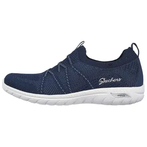 Skechers Arch Fit Comfortable And Lightweight Low top Casual Running Shoes Women's Blue