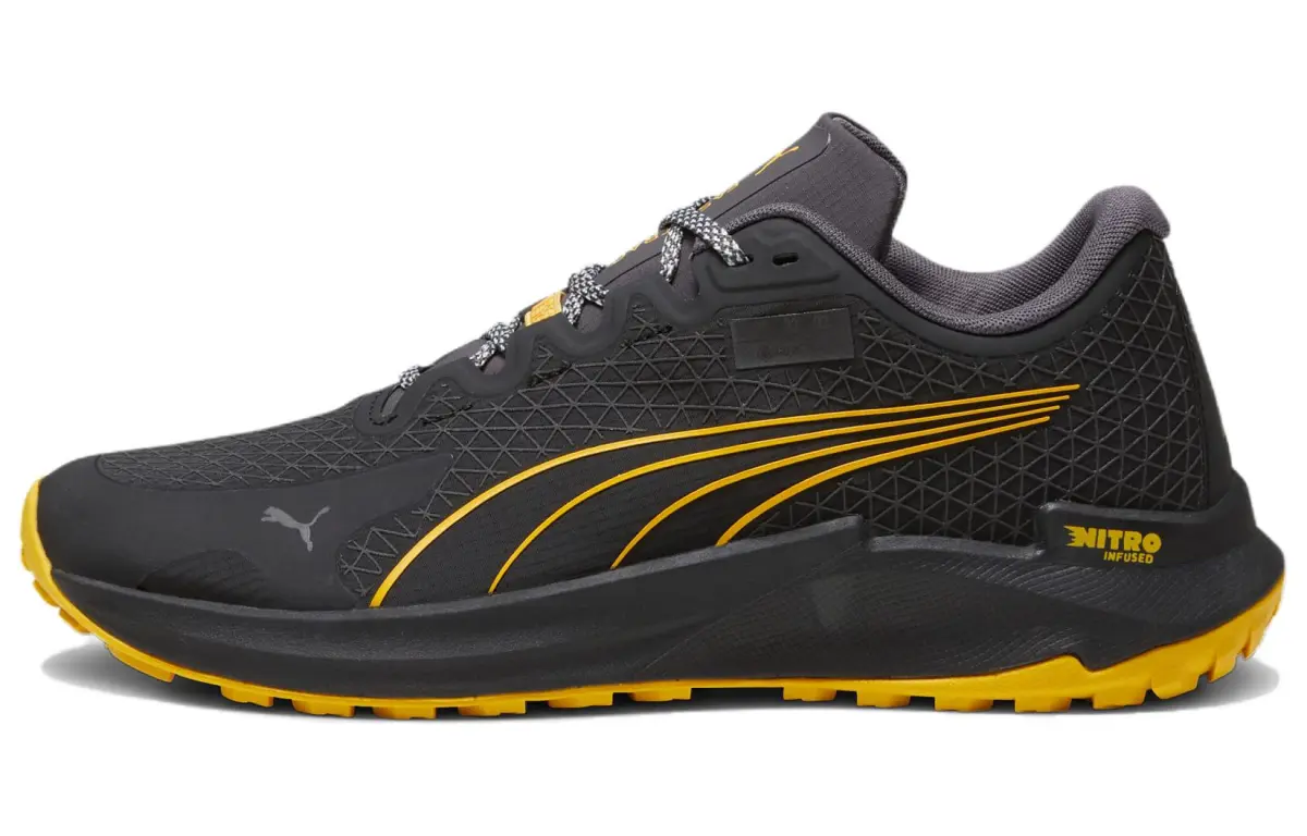 PUMA Fast Trac Nitro Gore Tex Seasons Black Yellow Sizzle