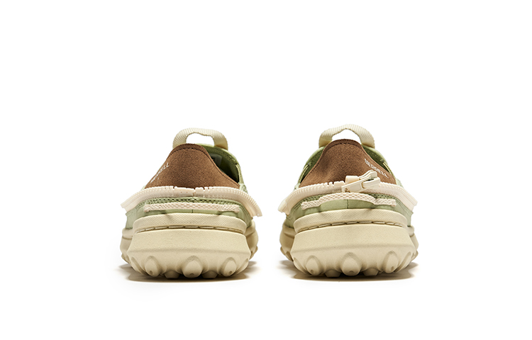 MERRELL HUT MOC 2 Lightweight Low top Outdoor Shoes Women’s Green Beige Brown