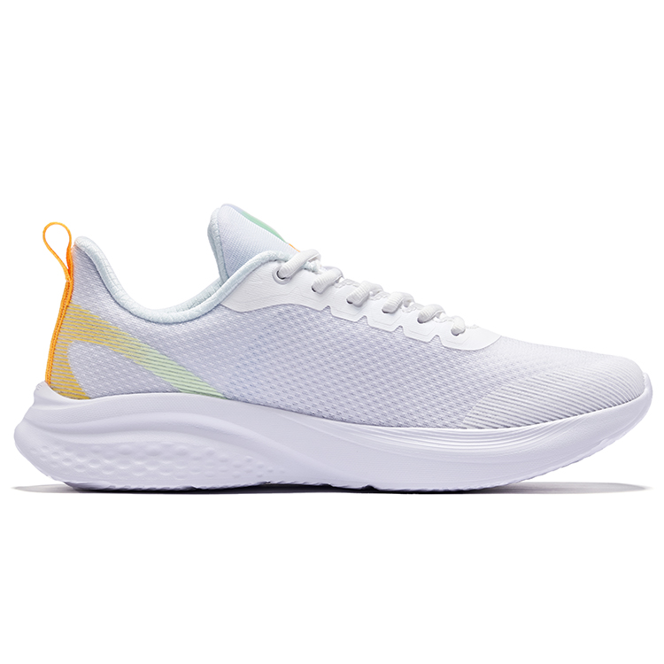 Erke Cushioning Lightweight Low top Running Shoes Men’s Erke White Fresh Green