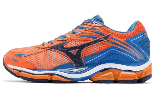Mizuno Wave Enigma 6 Anti-Slip Wear-Resistant Low-Top Running Shoes Men's Orange Blue