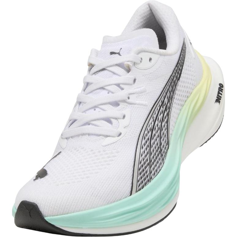 PUMA Deviate NITRO 3 Abrasion Resistant Low top Casual Running Shoes Women’s White