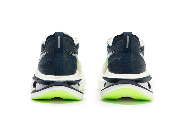 361° Cushioned Slip-Resistant Abrasion-Resistant Breathable Low-Top Training Running Shoes Men’s White Blue
