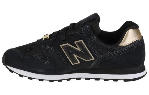 New Balance 373 Black Metallic Gold Women's