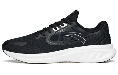 Anta Martian Foam Slip Resistant Abrasion Resistant Slip Resistant Abrasion Resistant Low top Running Shoes Men's Black