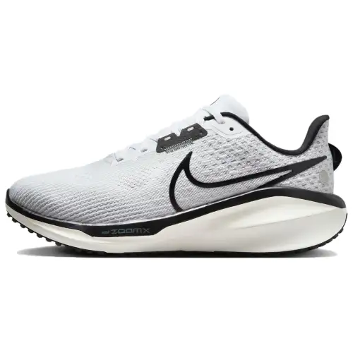 Nike Air Zoom Vomero 17 Breathable Low top Casual Running Shoes Women's White Black