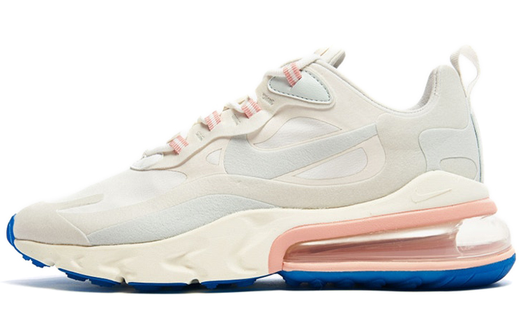 Nike Air Max 270 React Retro Low Top Casual Running Shoes Women's Ice Cream Powder