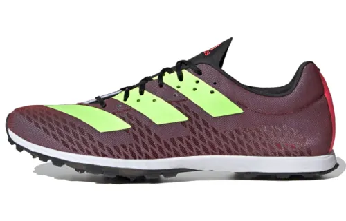 Adidas Adizero XC Low top Running Shoes Men's Red Green
