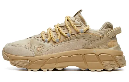 FILA FUSION Skyrunner Textile, Synthetic Leather Low top Chunky Sneakers Women's Sandy