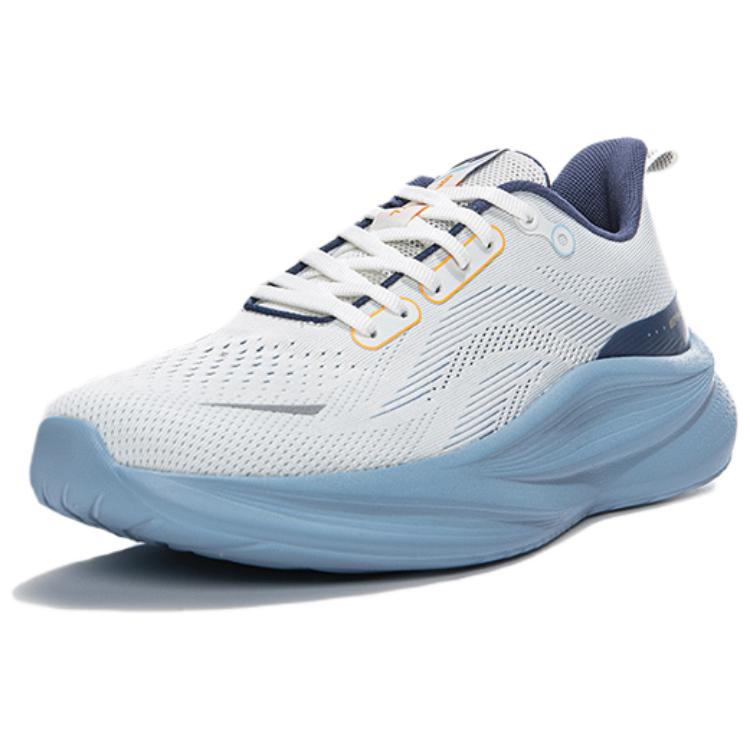 Erke Slip Resistant Abrasion Resistant Slip Resistant Abrasion Resistant Low top Casual Running Shoes Men’s White Blue