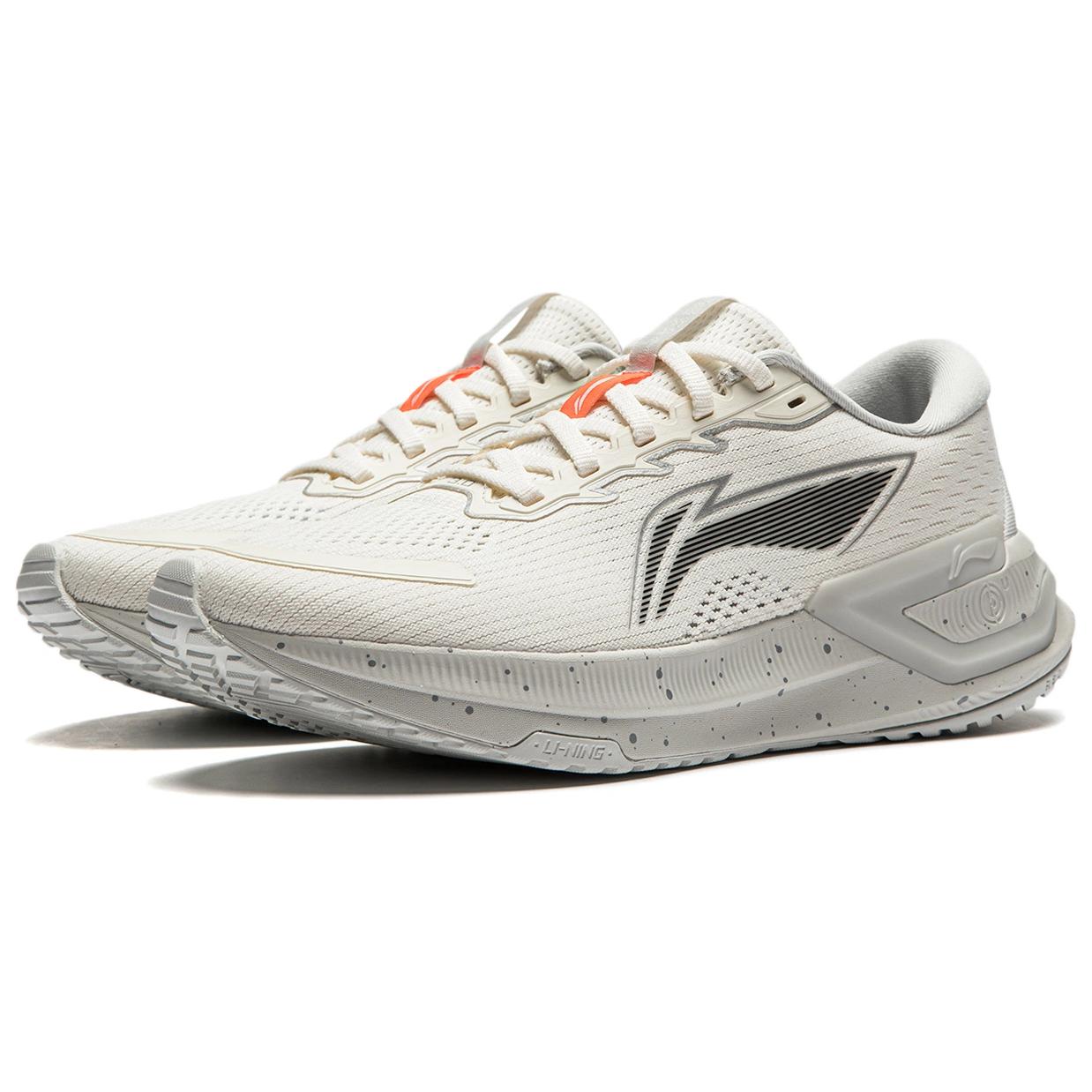 Li Ning YueYing 3.0 Cushioning Slip Resistant Low top Running Shoes Women’s Beige Gray