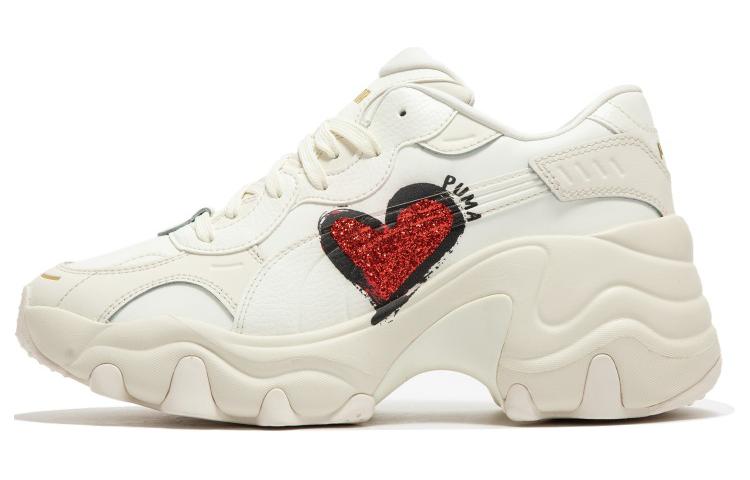 Женские кроссовки PUMA Pulsar Wedge (бело-красные)