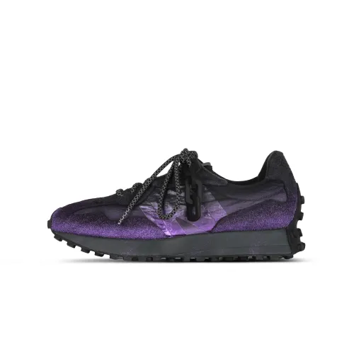 New Balance NB 327 Cushioning, Wear Resistant Low top Casual City Commuting Running Shoes Unisex Black Purple