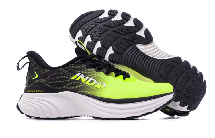 JNDO Mesh, Textile Cushioning Slip Resistant Breathable Low top Tesla Valve Breathing Technology Running Shoes Unisex