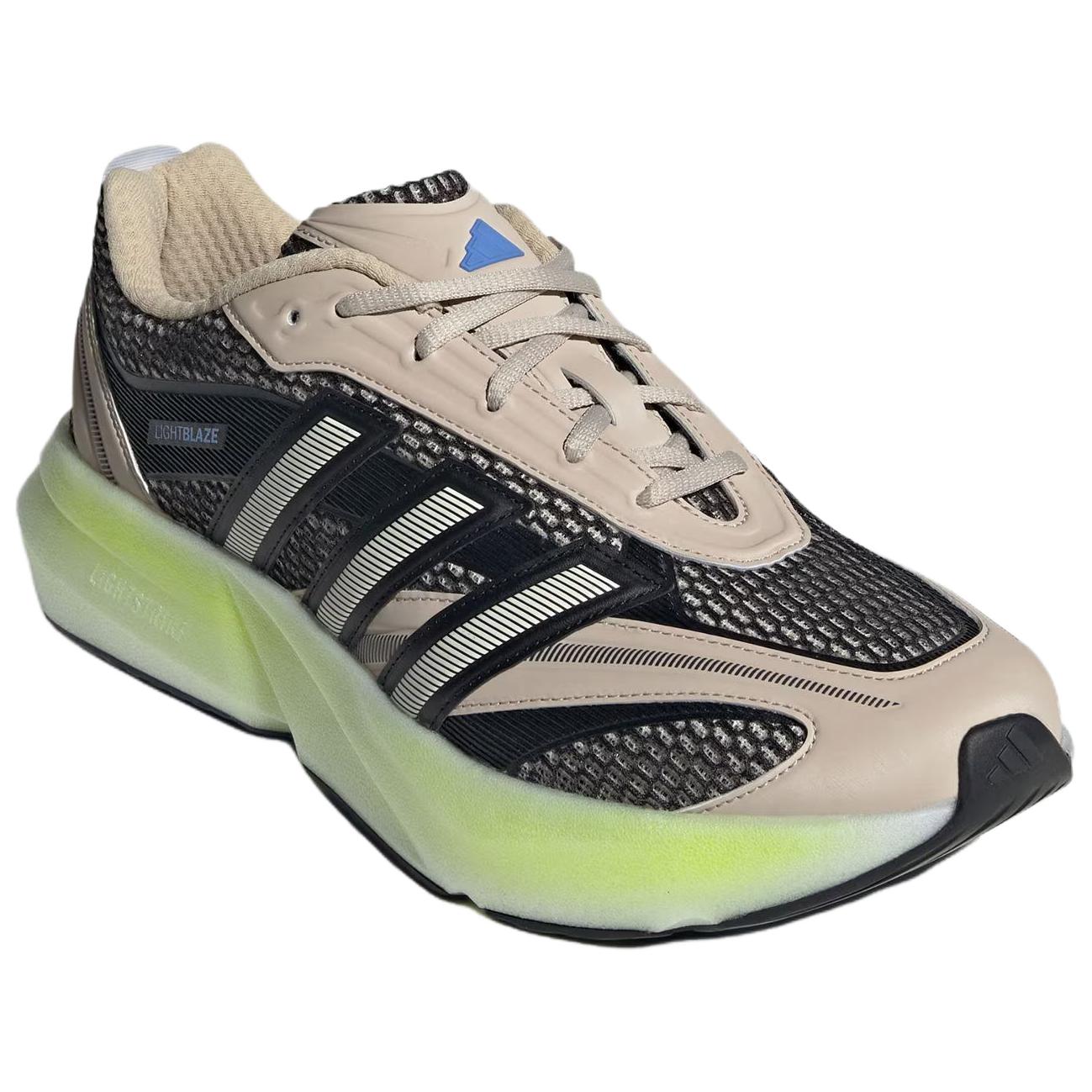 Adidas LIGHTBLAZE Abrasion Resistant Abrasion Resistant Low top Running Shoes Men’s Black Brown