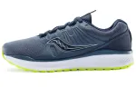 Saucony Inferno Non slip Lightweight Low top Running Shoes Men's Dark Gray Blue