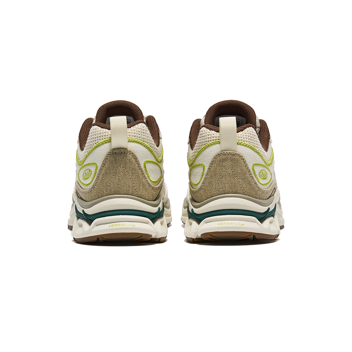Saucony GRID FUSION Fabric Low top Running Shoes Unisex Beige