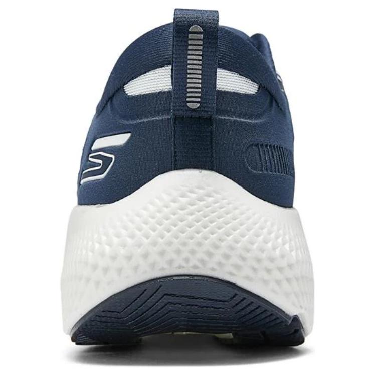 Skechers Go Run Max Road 6 Abrasion Resistant Low top Training Running Shoes Men’s White Blue