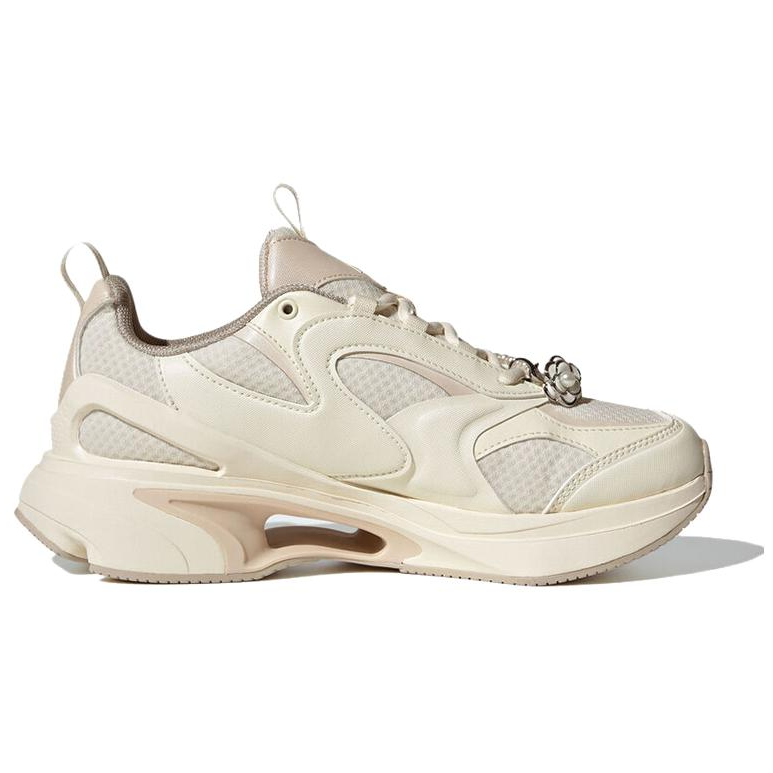 Adidas SWANNER Abrasion Resistant Low top Running Shoes Women’s Beige