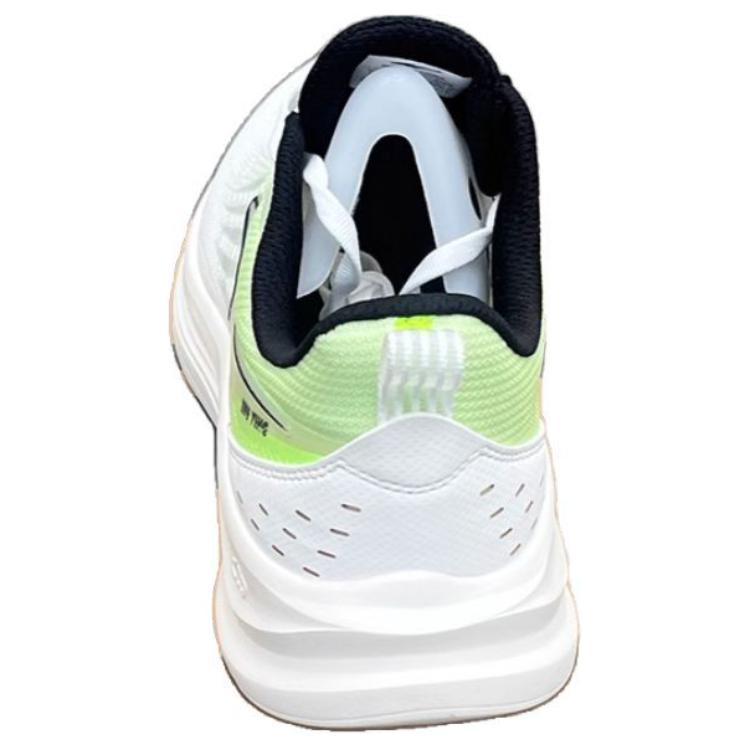 Erke Comfortable Cushioning Abrasion Resistant Cushioning, Wear Resistant Low top Running Shoes Men’s White Green