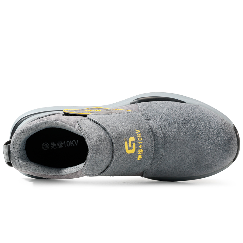 LANOUDUN Abrasion Resistant Slip Resistant Support Mid top Outdoor Shoes Unisex Gray