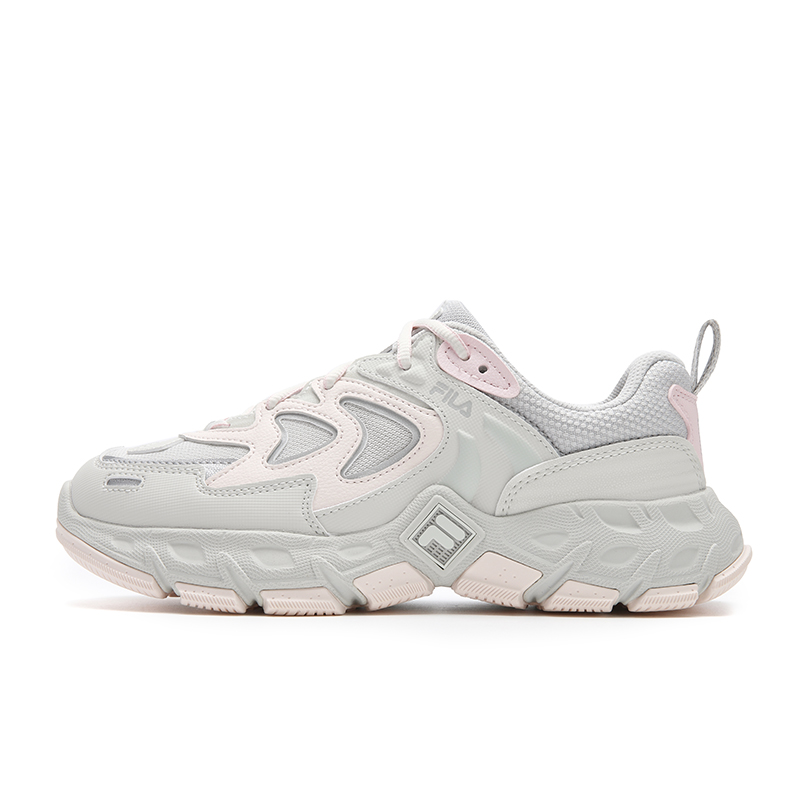 FILA Ravagement 3 Cushioning Slip Resistant Abrasion Resistant Lightweight Low top Running Shoes Women’s Gray Pink