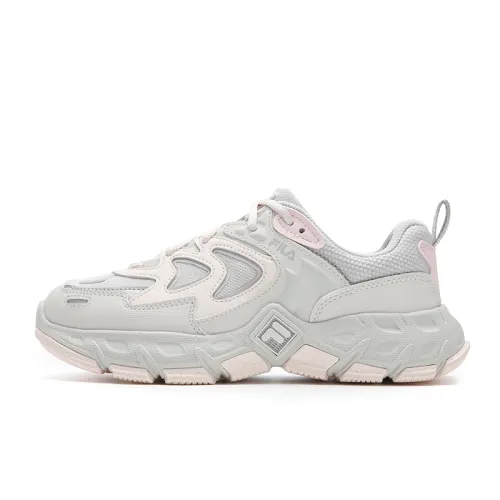 FILA Ravagement 3 Cushioning Slip Resistant Abrasion Resistant Lightweight Low top Running Shoes Women's Gray Pink