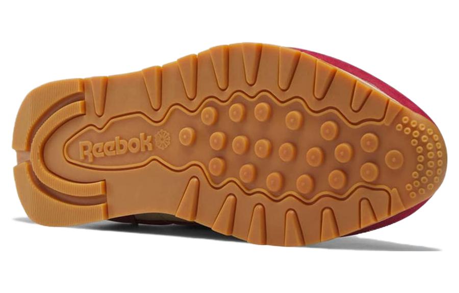 Унисекс кроссовки Reebok Classic Leather (красный) — фото 4