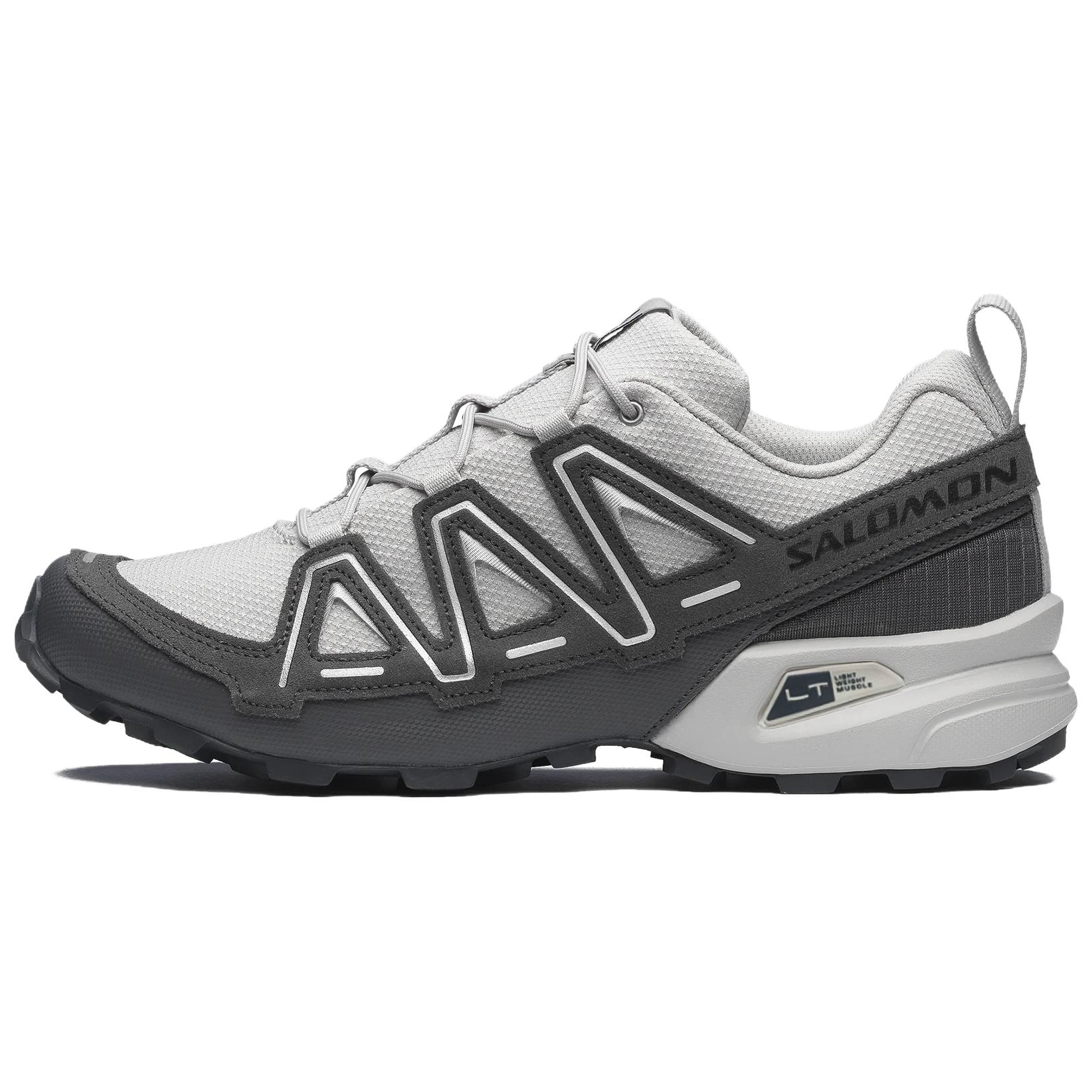SALOMON Speedcross 3 Cushioning Coverage Support Abrasion Resistant Running Shoes Unisex White Gray