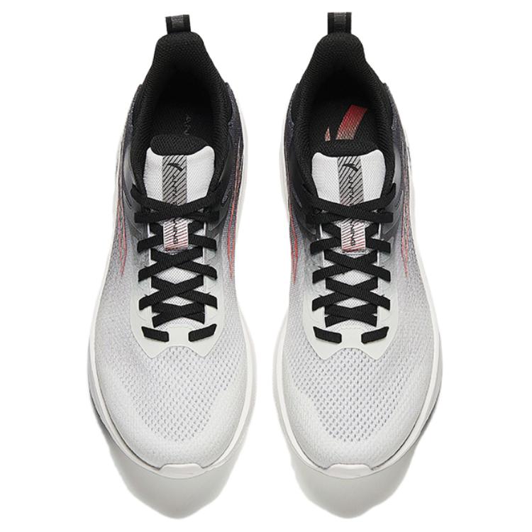 Anta Cloud Trail Cushioning, Wear Resistant Low top Casual Running Shoes Men’s Black White Gray