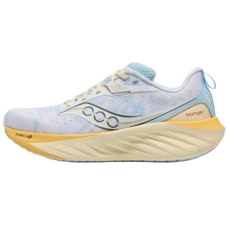 Кроссовки Saucony TRIUMPH 22 (сине-желтые)