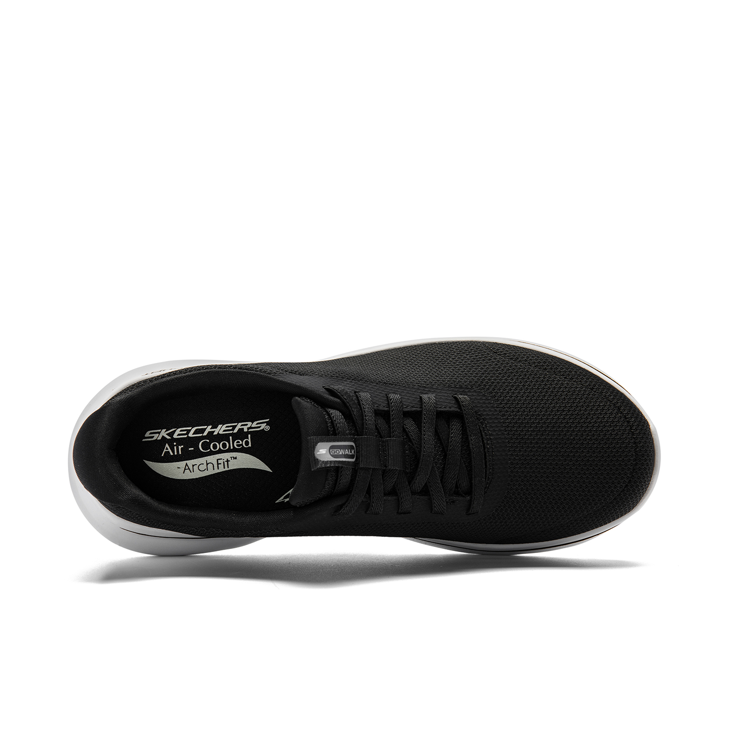 Skechers Go Walk Arch Fit Mesh Low top Running Shoes Men’s Black Gray