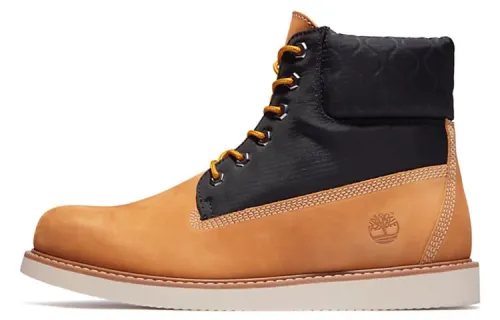 Timberland Newmarket 6 Inch Quilted Boots 'Wheat Black'