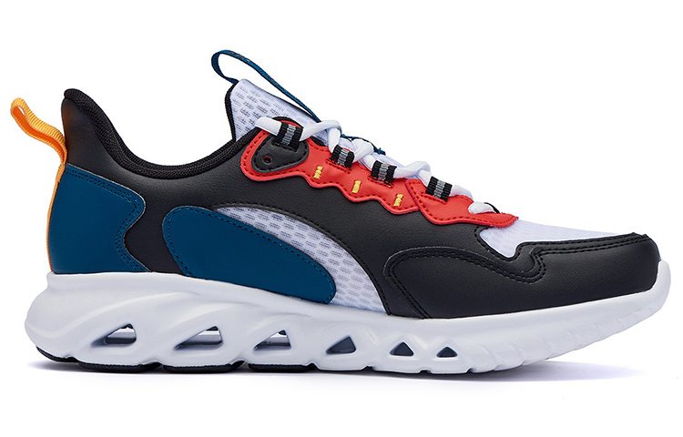 361° Mesh, Synthetic Leather Slip Resistant, Abrasion Resistant, Breathable Low top Running Shoes Men’s Obsidian Black