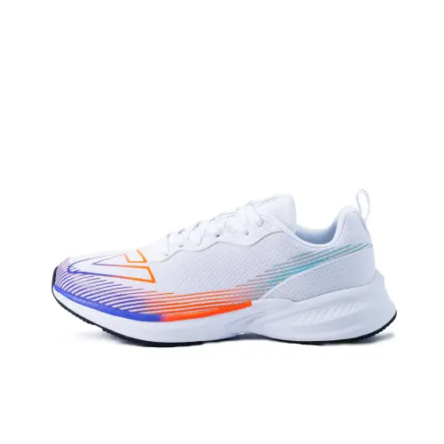 PEAK Slip Resistant Low top Running Shoes Men's White Orange