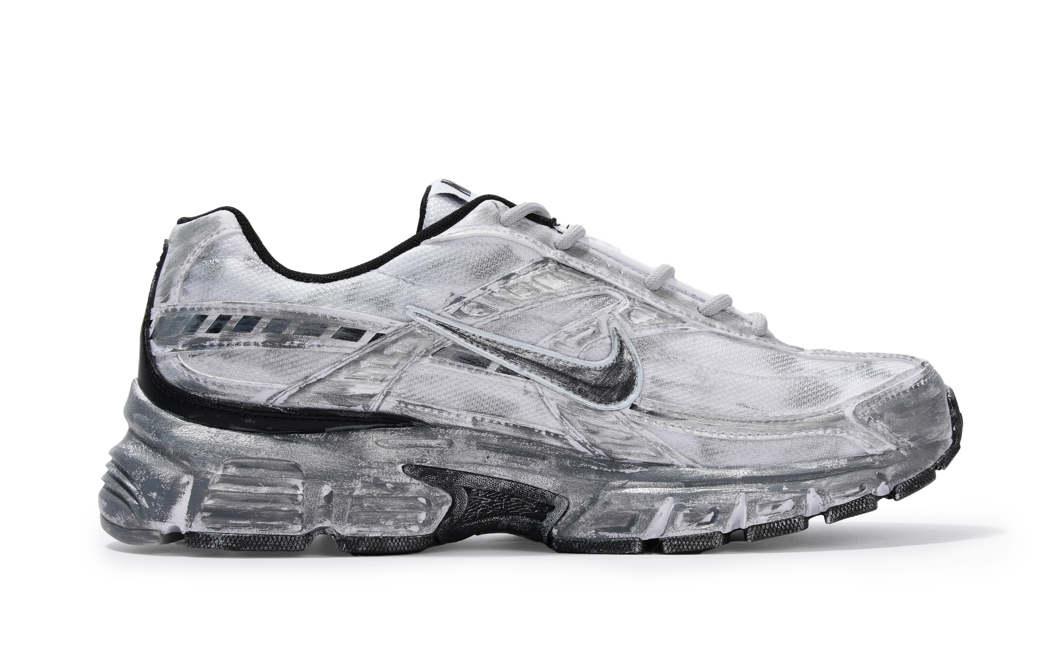 Nike Initiator Abrasion Resistant Low top Casual City Commuting Running Shoes Men’s Black Gray