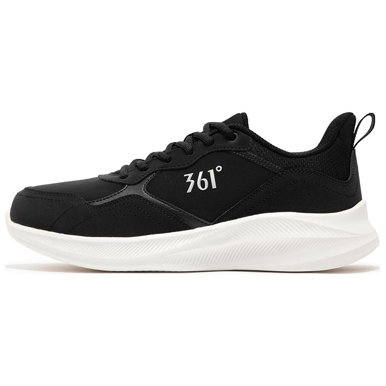 361° Slip Resistant Abrasion Resistant Low top Running Shoes Men’s Black White
