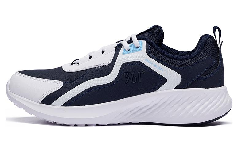 361° Casual Slip Resistant, Abrasion Resistant, Breathable Low top Running Shoes Men’s White Blue