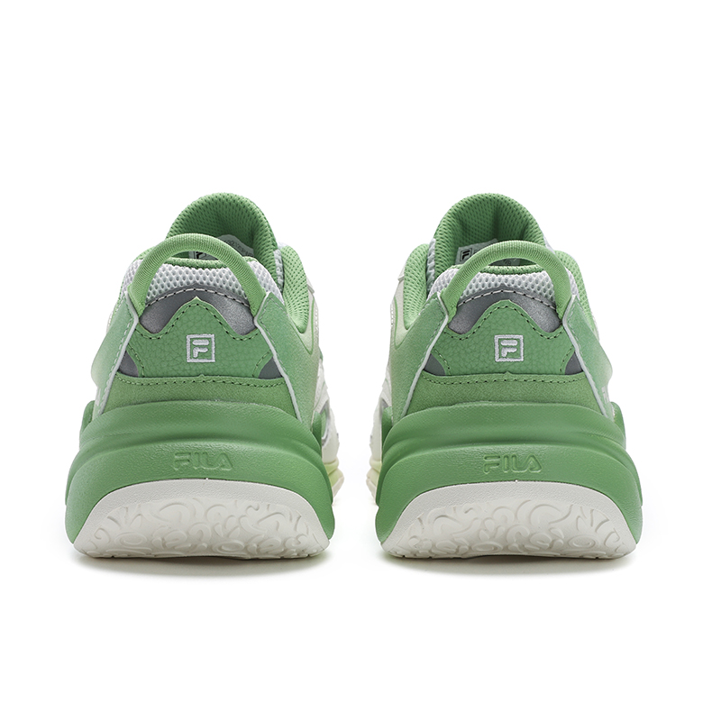 FILA Abrasion Resistant Breathable Coverage Support Running Shoes Women’s Slight White Ivory Green