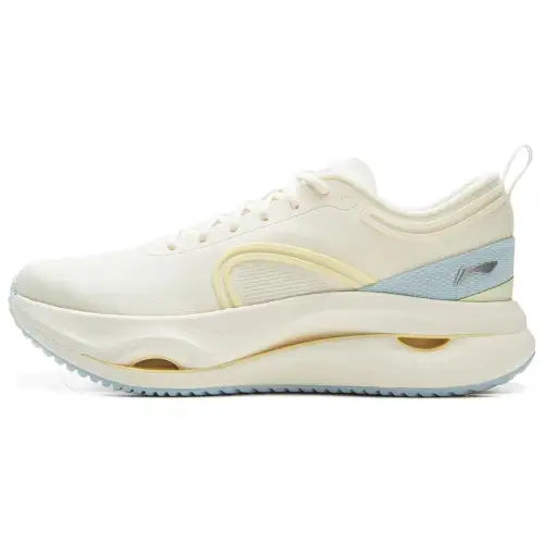 Li Ning Running Shoes Women's Beige Blue