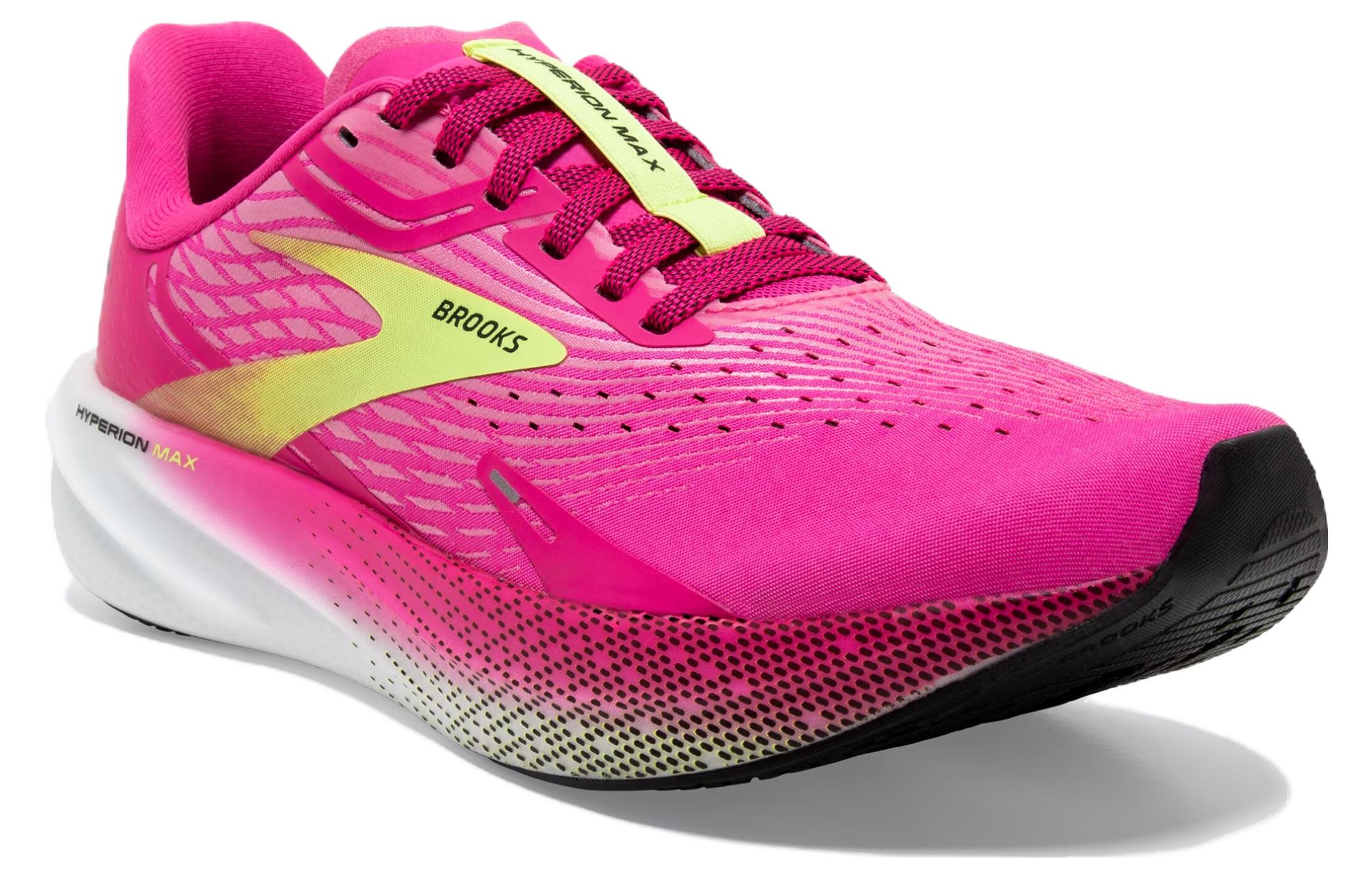 Brooks Hyperion Max Pink Glow Green Women’s