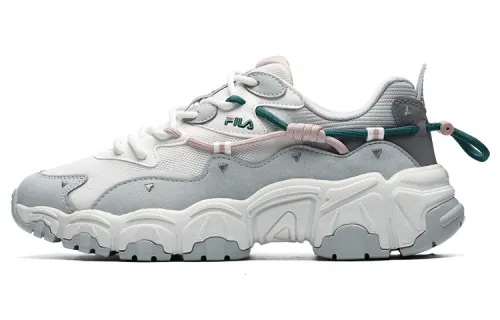 FILA Low top Casual Running Shoes Women's White Gray