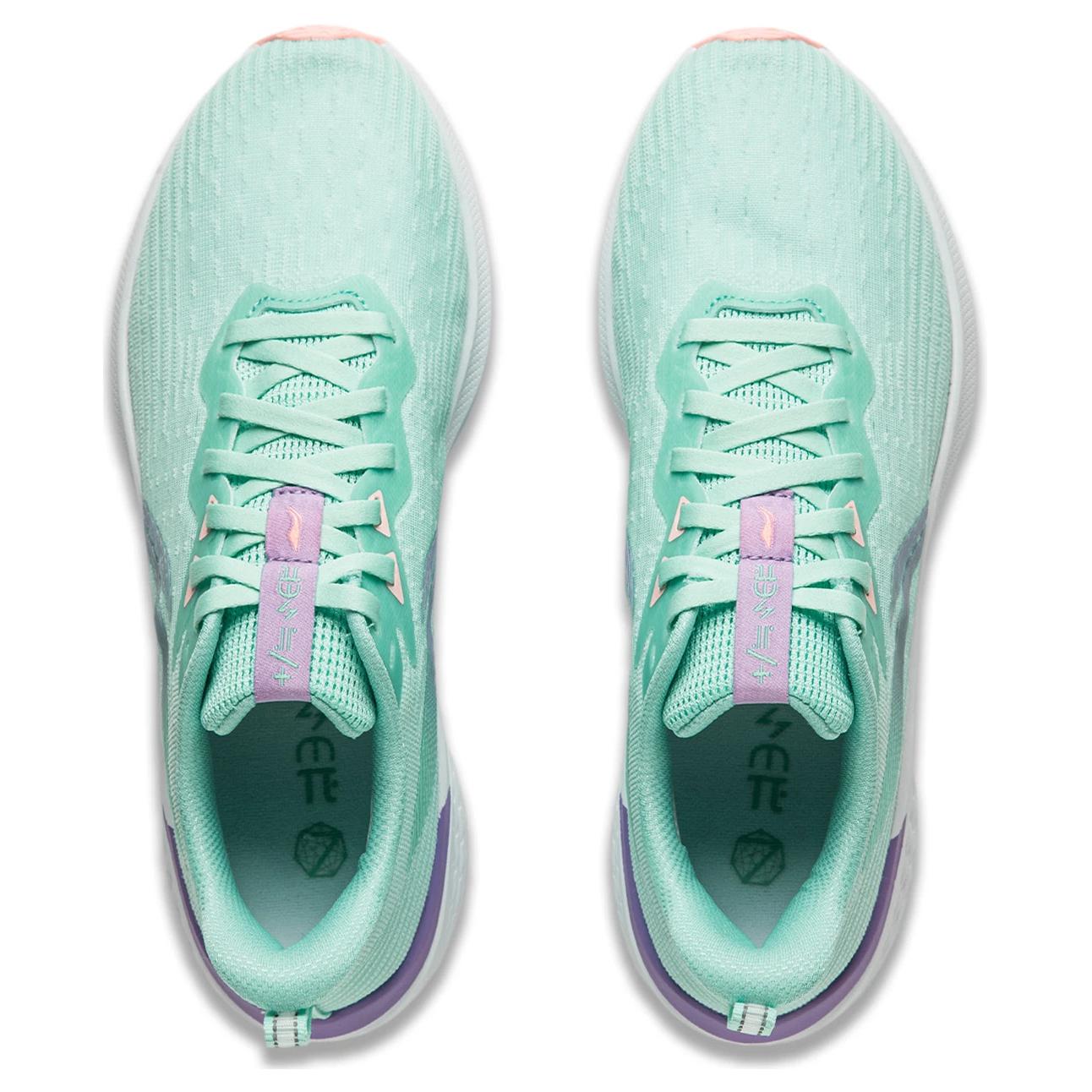 Li Ning Red Hare 7 Cushioning Slip Resistant Lightweight Low top Running Shoes Women’s Aqua Green