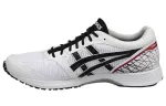 ASICS Tartherzeal 4 Fashion Abrasion Resistant Low top Running Shoes Men's White Black