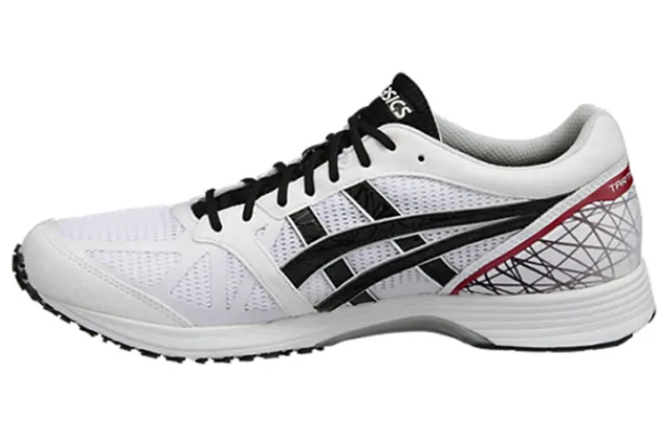 ASICS Tartherzeal 4 Fashion Abrasion Resistant Low top Running Shoes Men's White Black