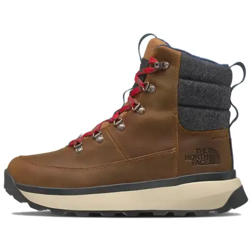 THE NORTH FACE Waterproof, Abrasion Resistant, Slip Resistant Short Outdoor Boots Men's Brown Gray