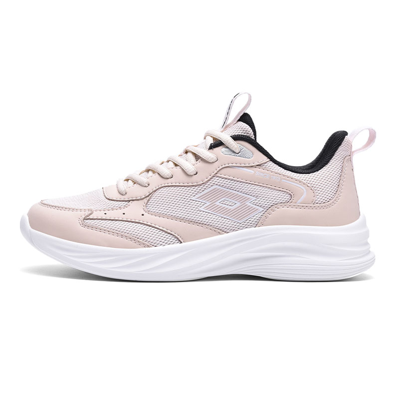 LOTTO Sportlife Lightweight, Breathable, And Slip Resistant Low top Casual Running Shoes Women’s Pink