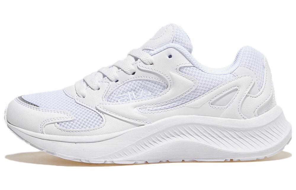 FILA Wavelet Mesh Low top Running Shoes Unisex White Korean Style